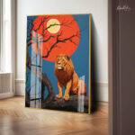 Cosmic Lion Acrylic Wall Art - Image 3