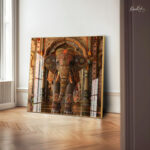 Majestic Indian Elephant Acrylic Wall Art - Image 3