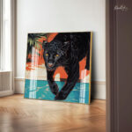 Black Panther Acrylic Wall Art - Image 3