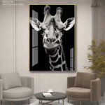 The Majestic Giraffe Acrylic Wall Art - Image 4