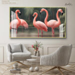Pink Flamingo Acrylic Wall Art - Image 6