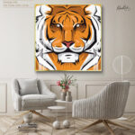 Cosmic Tiger Acrylic Wall Art - Image 6