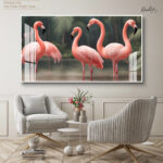 Pink Flamingo Acrylic Wall Art - Image 7
