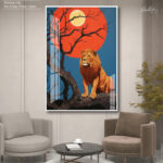 Cosmic Lion Acrylic Wall Art - Image 7