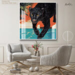 Black Panther Acrylic Wall Art - Image 7