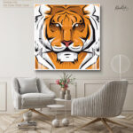 Cosmic Tiger Acrylic Wall Art - Image 7