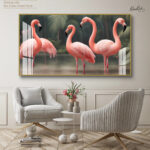 Pink Flamingo Acrylic Wall Art - Image 9