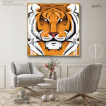 Cosmic Tiger Acrylic Wall Art - Image 9