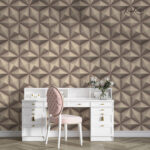 Modern 3D Geometric Faceted Premium Wallpaper