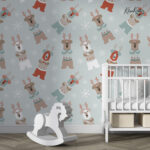 Festive Christmas Reindeer Kids  Premium Wallpaper
