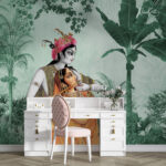 Divine Vrindavan Premium Wallpaper