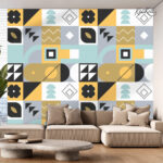 Geometric Mosaic Premium Wallpaper