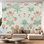 Vintage Meadow Premium Wallpaper