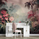 Dreamy Pastel Rainforest Premium Wallpaper