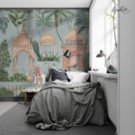 Saffron Serenity Premium Wallpaper