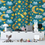 Goodnight Moon and Stars Kids  Premium Wallpaper - Image 2