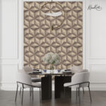 Modern 3D Geometric Faceted Premium Wallpaper - Image 2