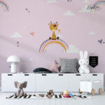 Happy Woodland Animal Kids Premium Wallpaper - Image 2