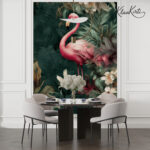 Midnight Flamingo Premium Wallpaper - Image 2