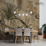 Bronzed Botanicals Premium Wallpaper - Image 2
