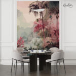 Dreamy Pastel Rainforest Premium Wallpaper - Image 2