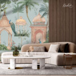 Saffron Serenity Premium Wallpaper - Image 5