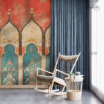 Saffron Majesty Premium Wallpaper - Image 3