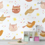 Soft Color Minimalist Animal Kids  Premium Wallpaper - Image 4