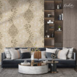 Classic Damask Floral Scroll Premium Wallpaper - Image 3