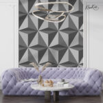 Modern Grey 3D Geometric Premium Wallpaper - Image 4