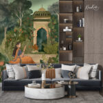 Royal Mughal Oasis Premium Wallpaper - Image 3