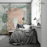 Regency Garden Pavilion Premium Wallpaper - Image 3