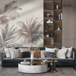 Blush Botanical Mural Premium Wallpaper - Image 3