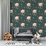 Space Planets and Stars Kids Premium Wallpaper - Image 4