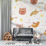 Soft Color Minimalist Animal Kids  Premium Wallpaper - Image 2