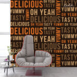 Yummy & Delicious Modern Foodie Premium Wallpaper