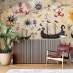 Ancient Maritime Odyssey Premium Wallpaper - Image 4