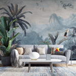 Misty Morning Tropics Premium Wallpaper - Image 4