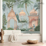 Saffron Serenity Premium Wallpaper - Image 2