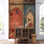 Saffron & Azure Premium Wallpaper - Image 3