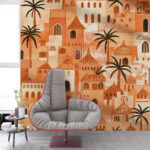 Terracotta Tides Premium Wallpaper - Image 4