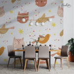 Soft Color Minimalist Animal Kids  Premium Wallpaper - Image 3