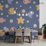 Pastel Underwater Sea Life Kids Premium Wallpaper - Image 5