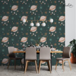 Space Planets and Stars Kids Premium Wallpaper - Image 5