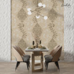 Classic Damask Floral Scroll Premium Wallpaper - Image 5