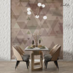 Modern Layered Geometric Premium Wallpaper