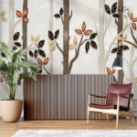 Golden Birch Grove Premium Wallpaper - Image 5