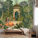 Royal Mughal Oasis Premium Wallpaper - Image 5