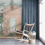 Regency Garden Pavilion Premium Wallpaper - Image 5