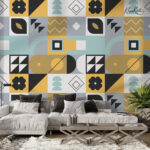 Geometric Mosaic Premium Wallpaper - Image 5